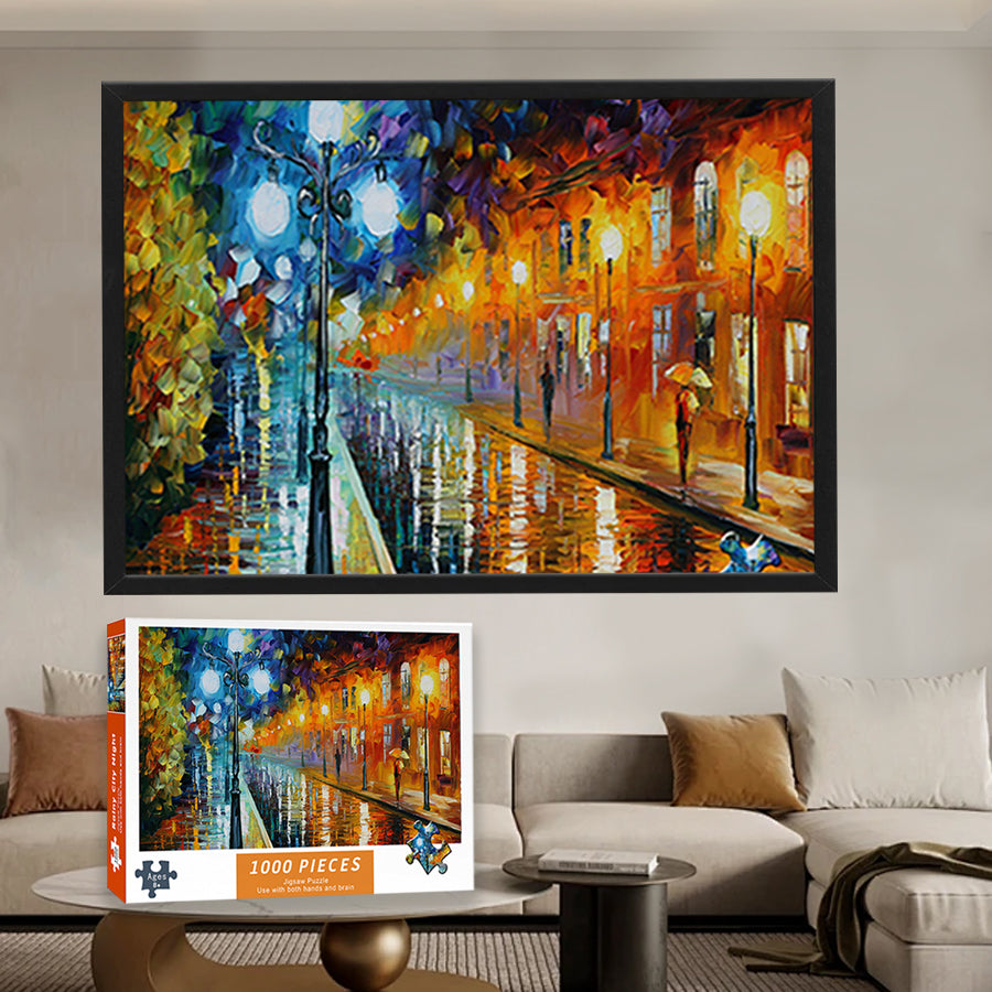 1000 Piece Jigsaw Puzzle for Adults, Paperboard, High Resolution, Matte Finish, No Dust, Includes Poster, 29.52 inches,Birthday Gifts for Adults and Kids Family Game