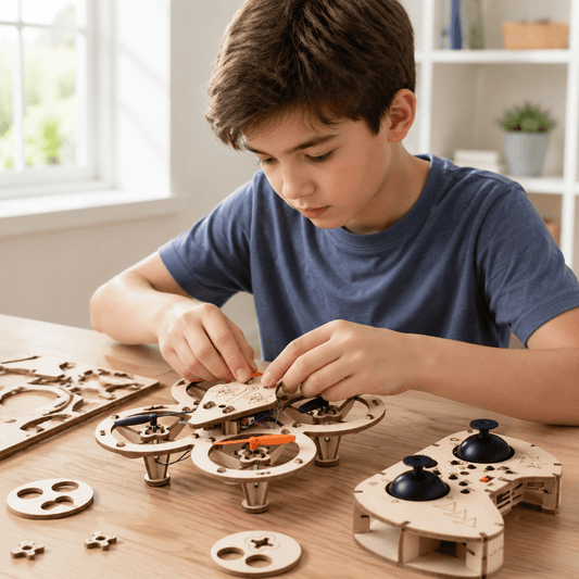 Wooden DIY Flying Drone Kit image 2