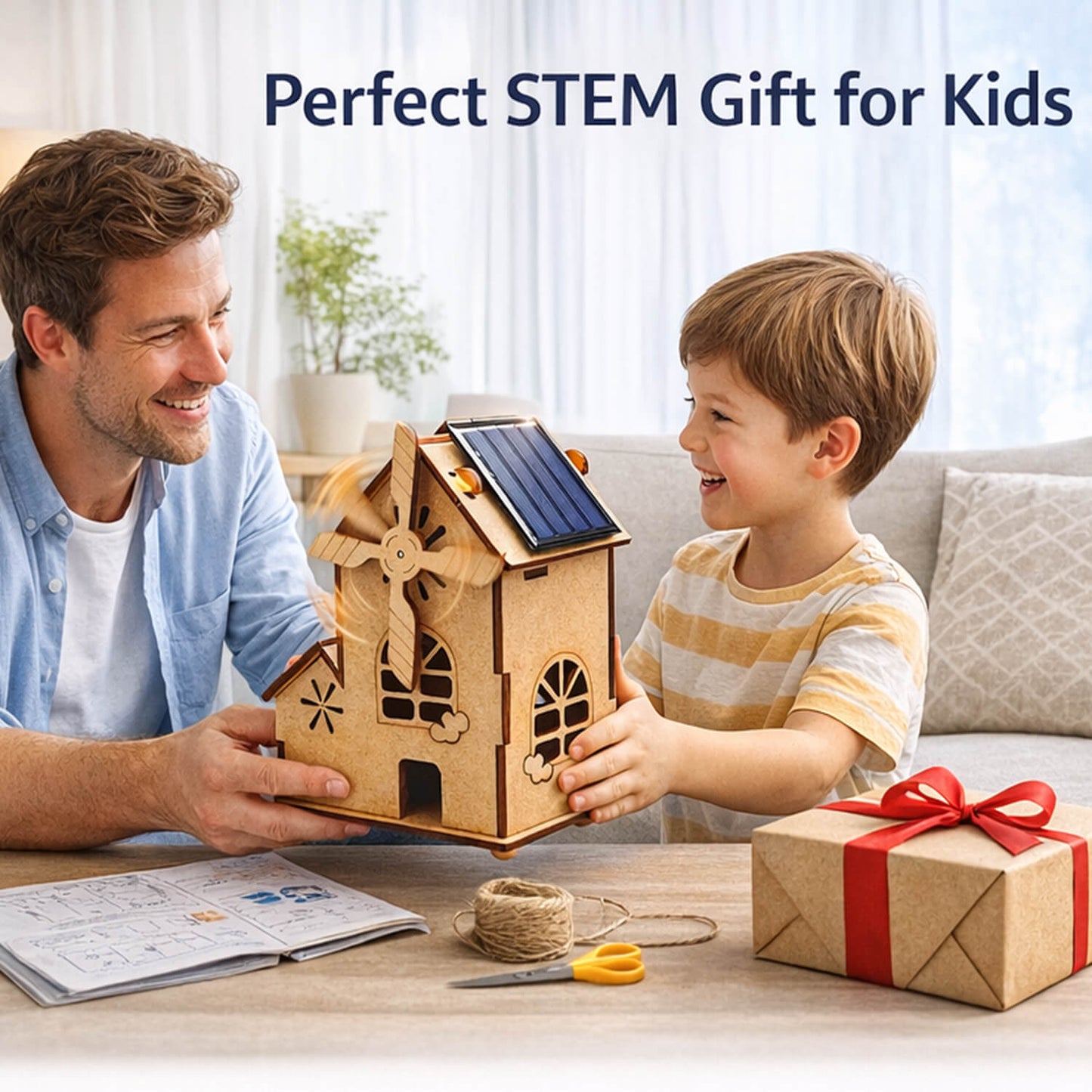 DIY Solar Windmill House Kit
