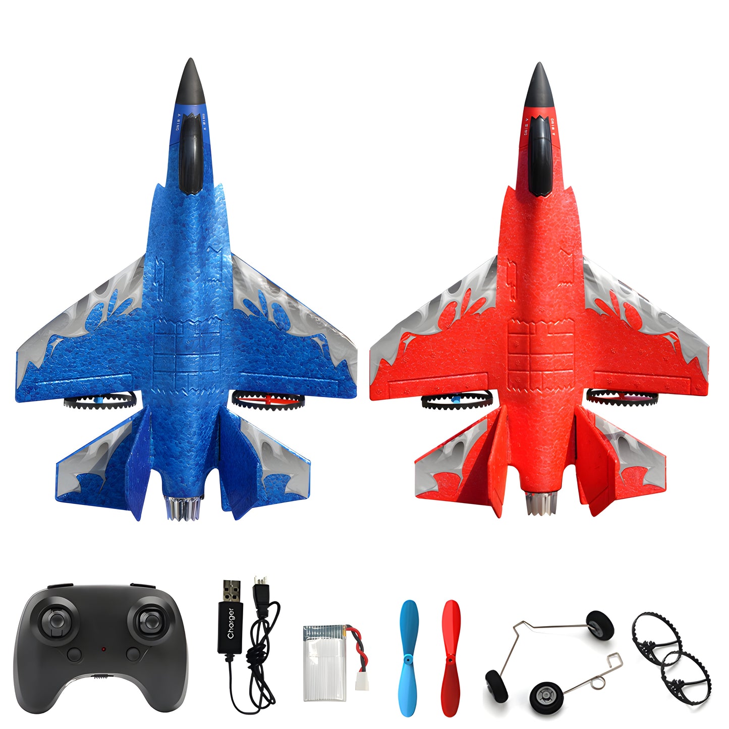 F-39 RC Airplane, 2.4GHz, 6-Axis Gyro, LED.