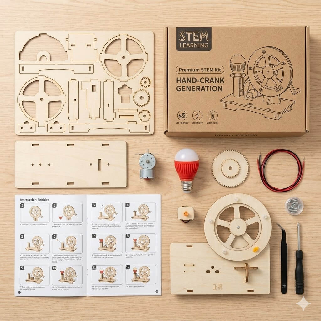 DIY Hand Crank Generator Kit