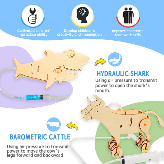 6-in-1 Moving Animal STEM Kit