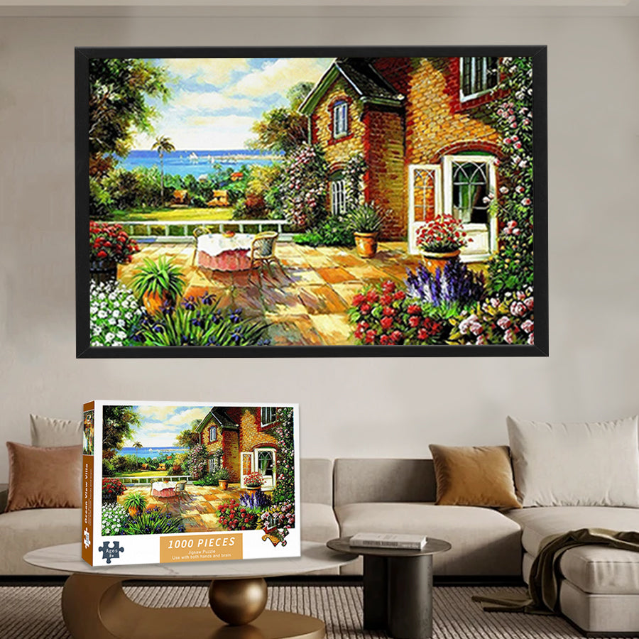 1000 Piece Jigsaw Puzzle for Adults, Paperboard, High Resolution, Matte Finish, No Dust, Includes Poster, 29.52 inches,Birthday Gifts for Adults and Kids Family Game
