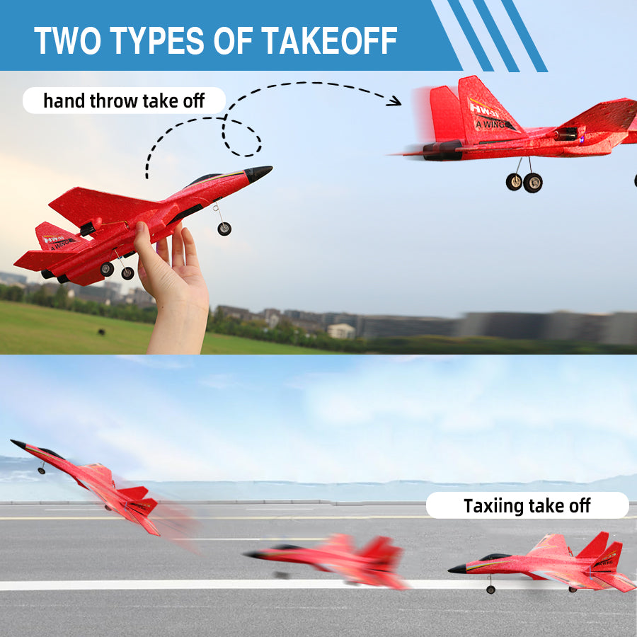 EPP RC Airplane with LED, 2.4GHz (Dual Takeoff)