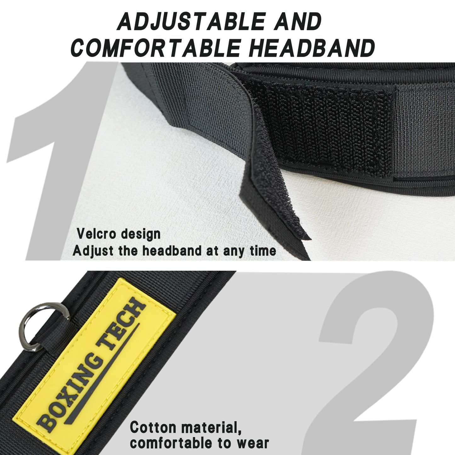 Boxing Reflex Ball Set – 2 Levels, Adjustable Headband, Wraps & Carry Bag