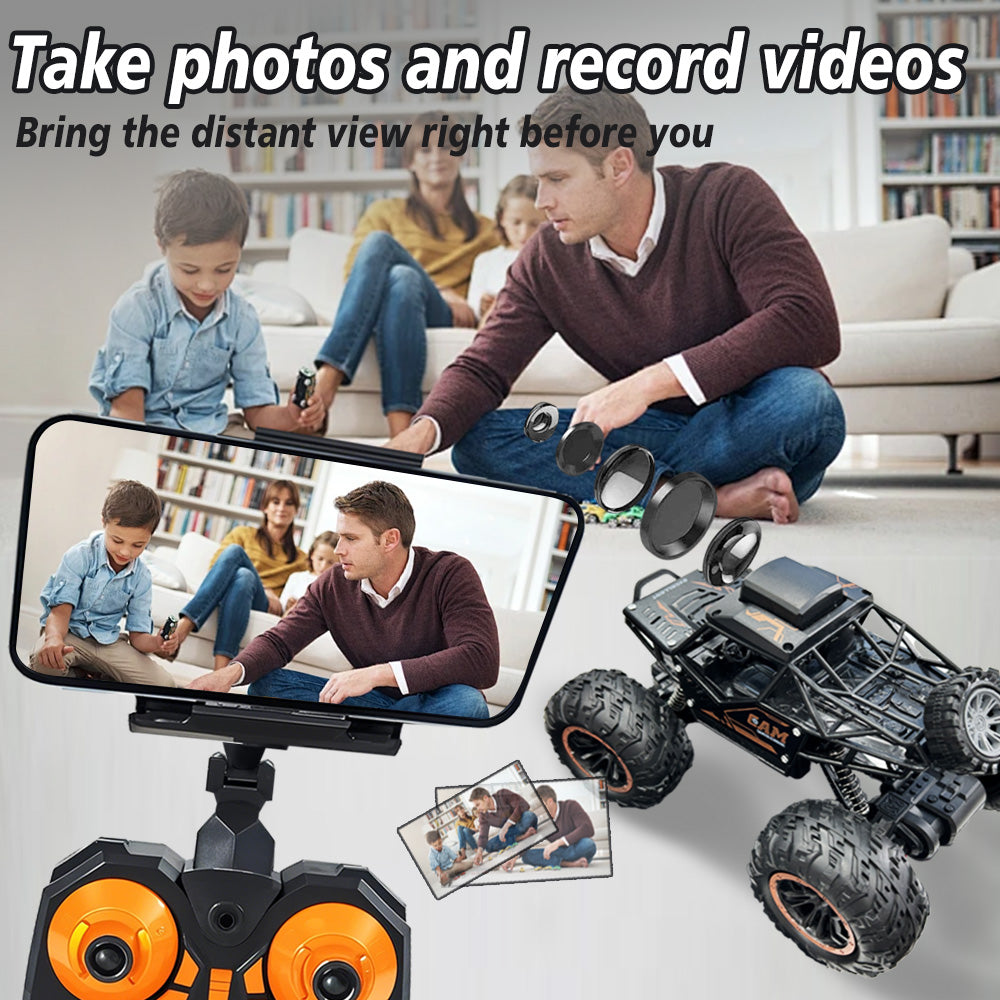 RC Car with Camera – High-Speed Alloy Off-Road Truck (App FPV)