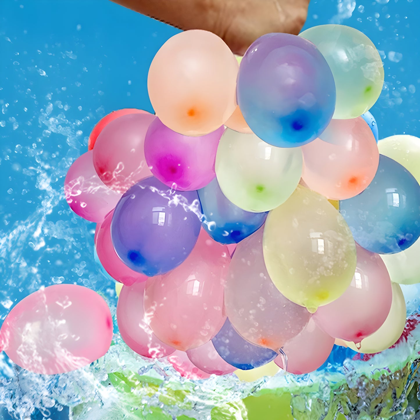 Quick-Fill Water Balloons (Multi-Color) for Summer Parties