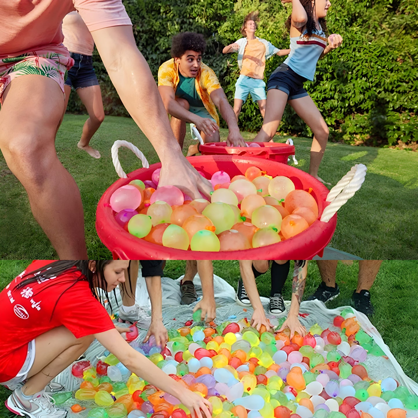 Quick-Fill Water Balloons (Multi-Color) for Summer Parties