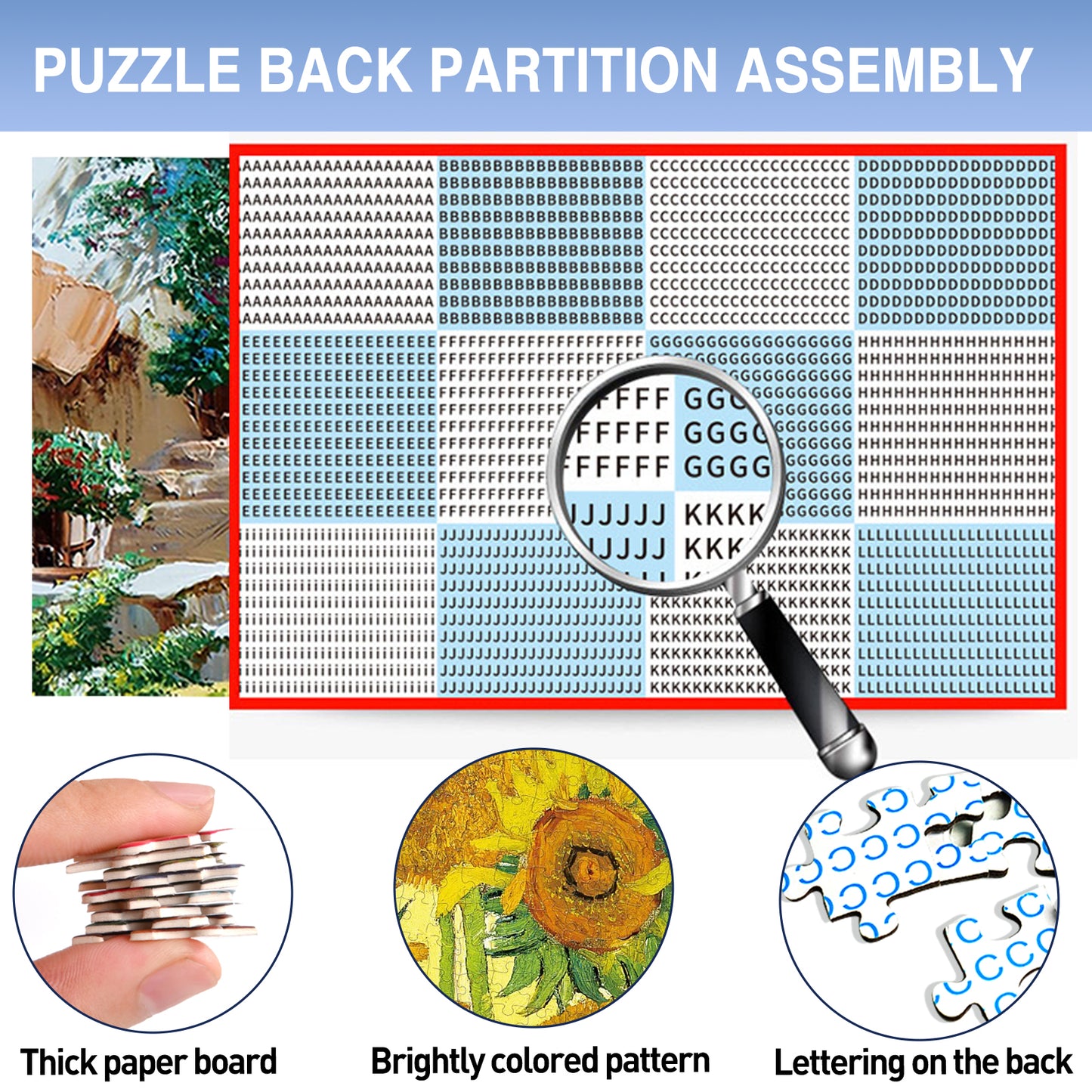1000 Piece Jigsaw Puzzle for Adults, Paperboard, Round Puzzle, High Resolution, Matte Finish, No Dust, Includes Poster, 27.5 inches,Birthday Gifts for Adults and Kids Family Game