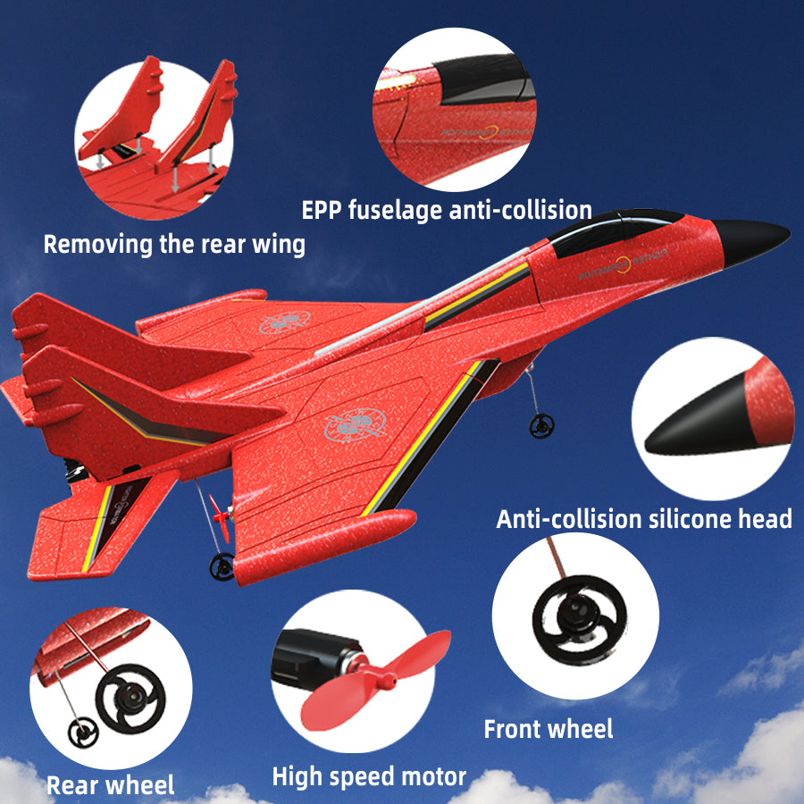 F-37 Style RC Airplane, 2.4GHz Gyro (3 Colors)