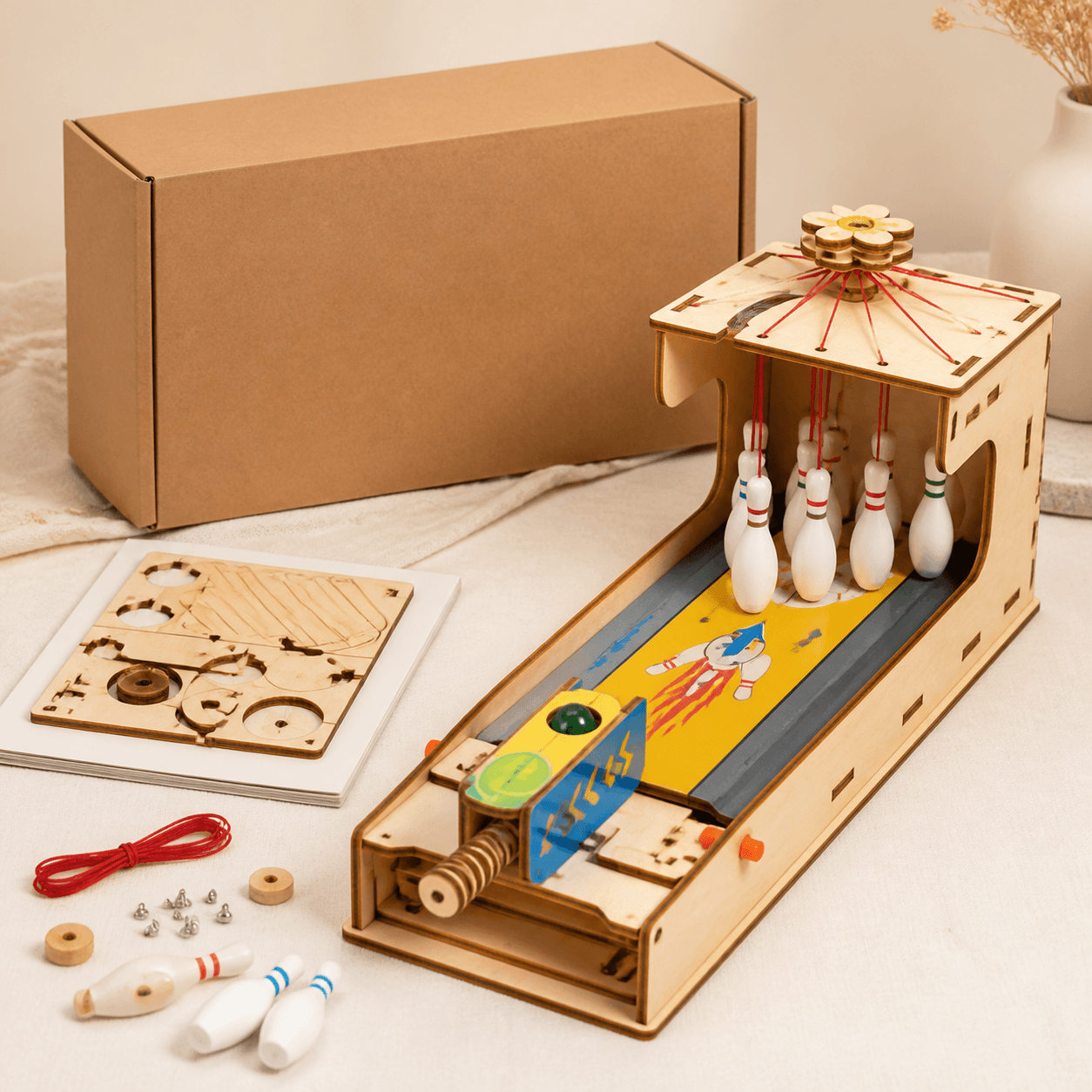 Build Your Own Wooden Bowling Game