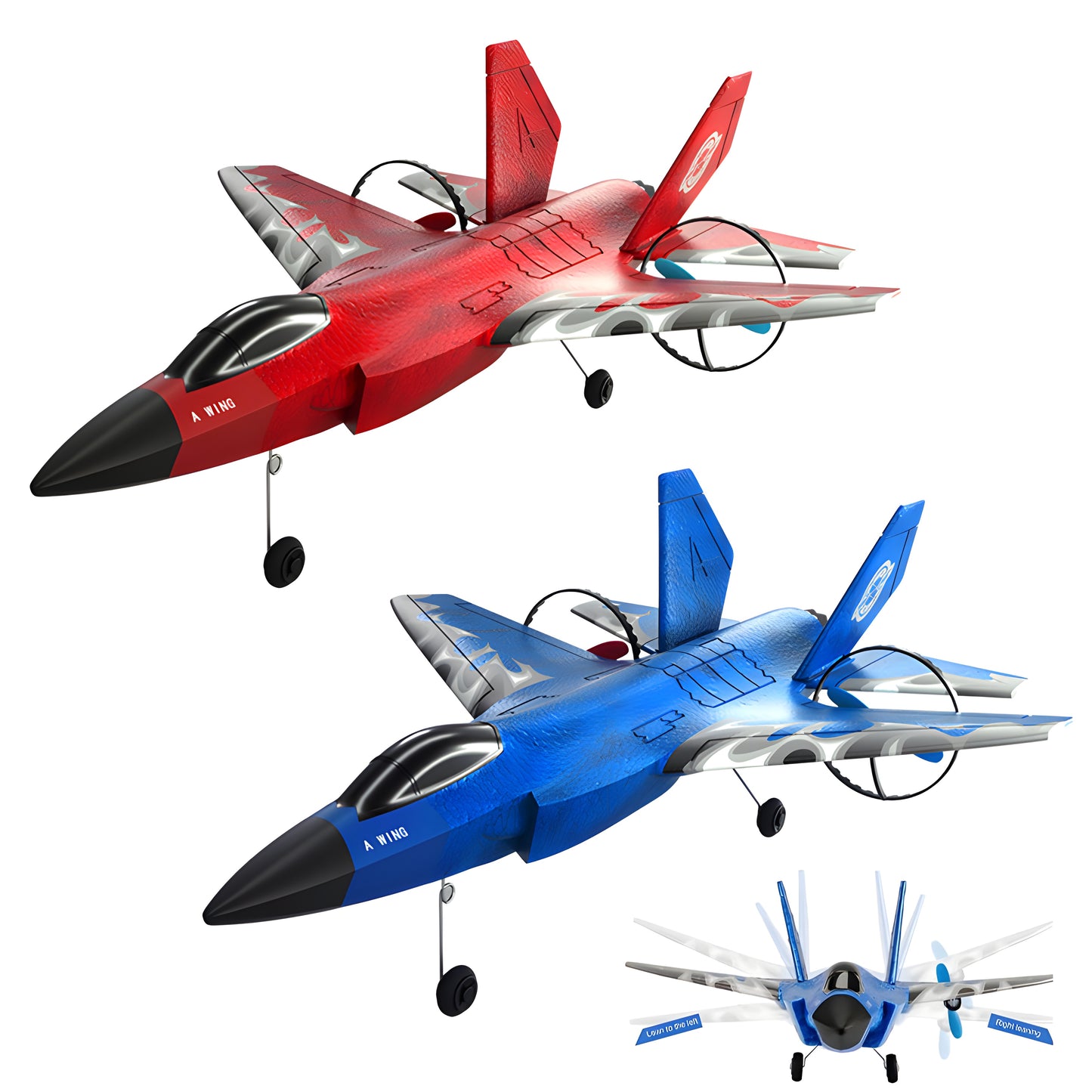 F-39 RC Airplane, 2.4GHz, 6-Axis Gyro, LED.