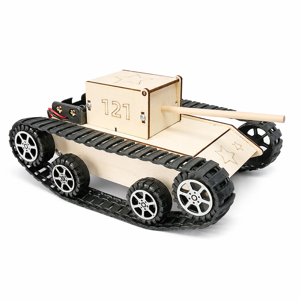 DIY Wooden Tank Model