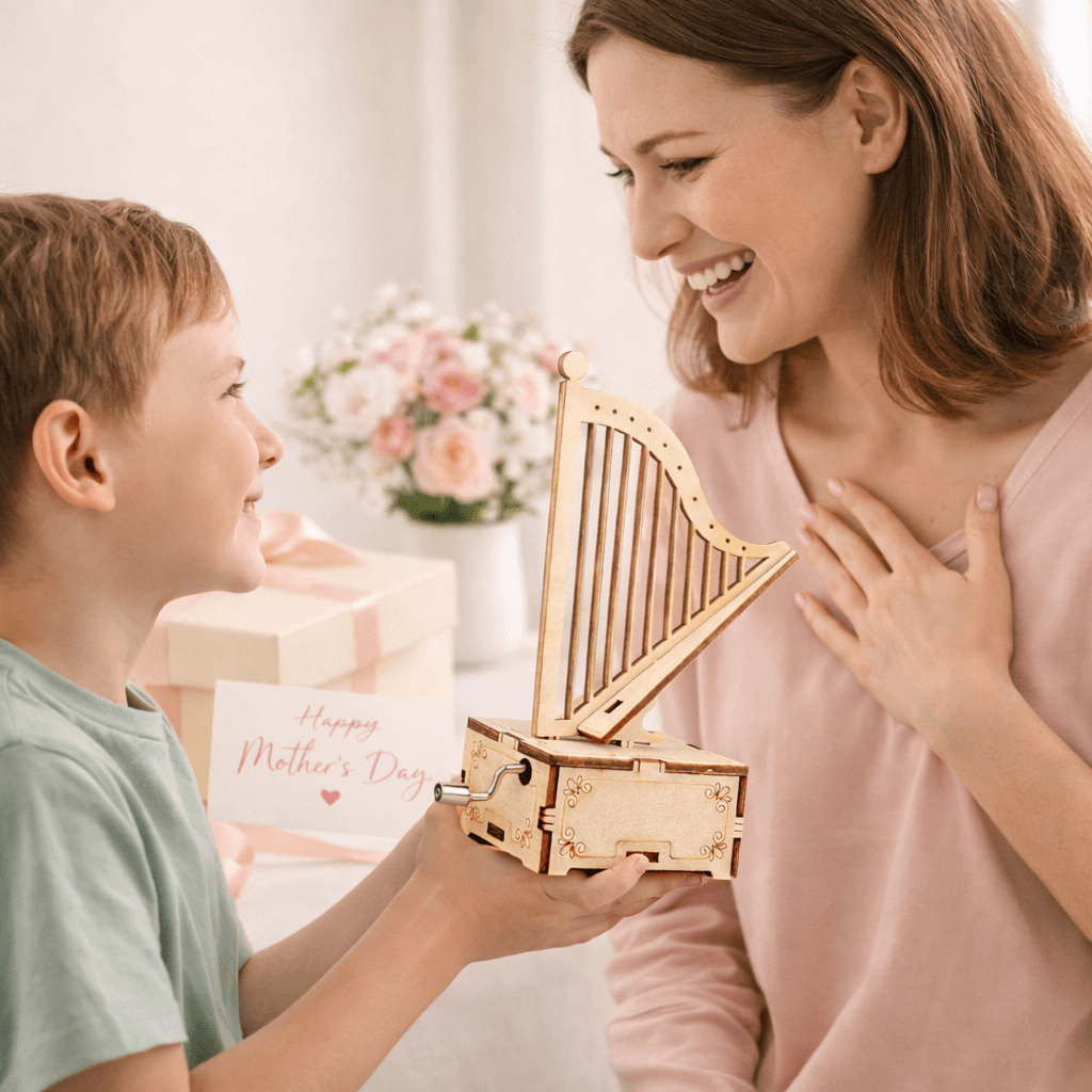 DIY Hand-Crank Wooden Music Box