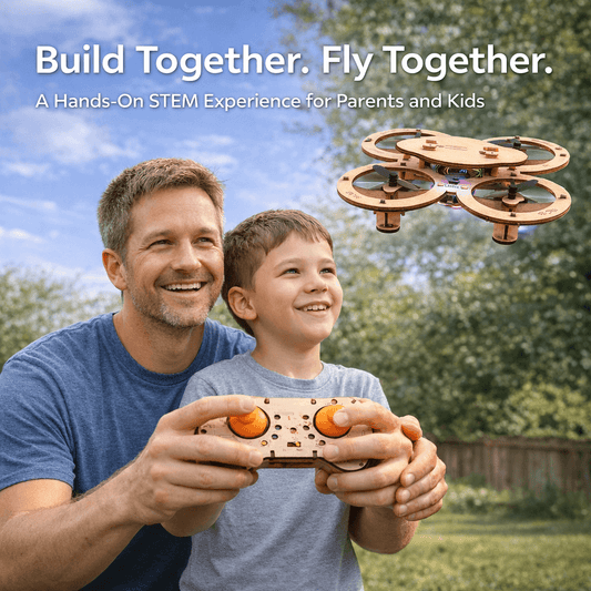 Wooden DIY Flying Drone Kit image 3