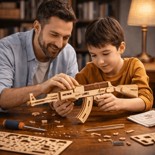 DIY Wooden Mechanical Model Kit image 3