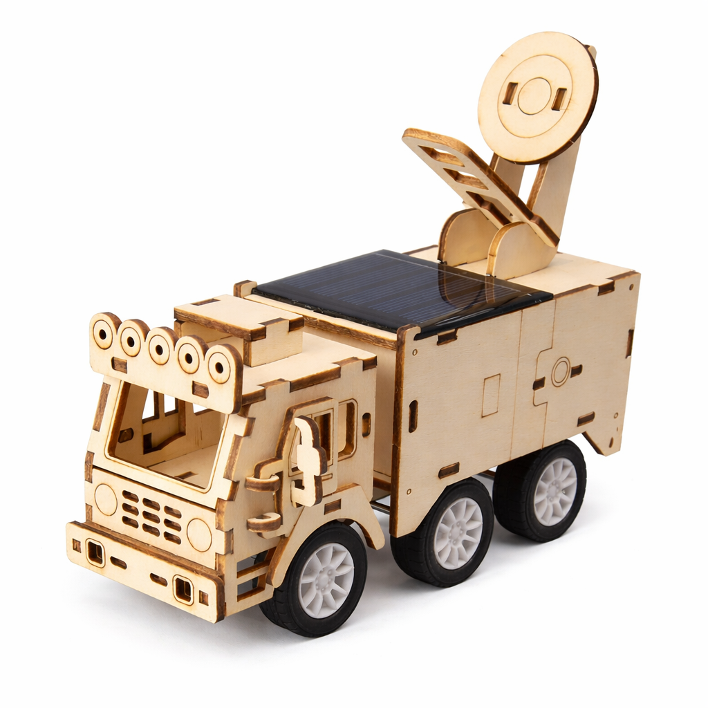 Solar Powered STEM Wooden Car Kit