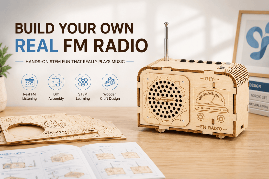 Unlock the Magic of Radio Waves with the DIY FM Radio Kit!