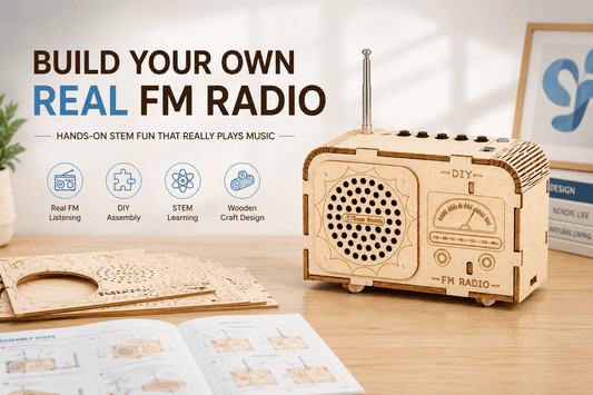 Unlock the Magic of Radio Waves with the DIY FM Radio Kit!
