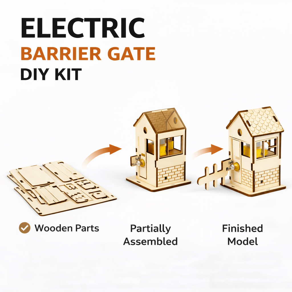 Electric Barrier Gate DIY STEM Kit for Kids