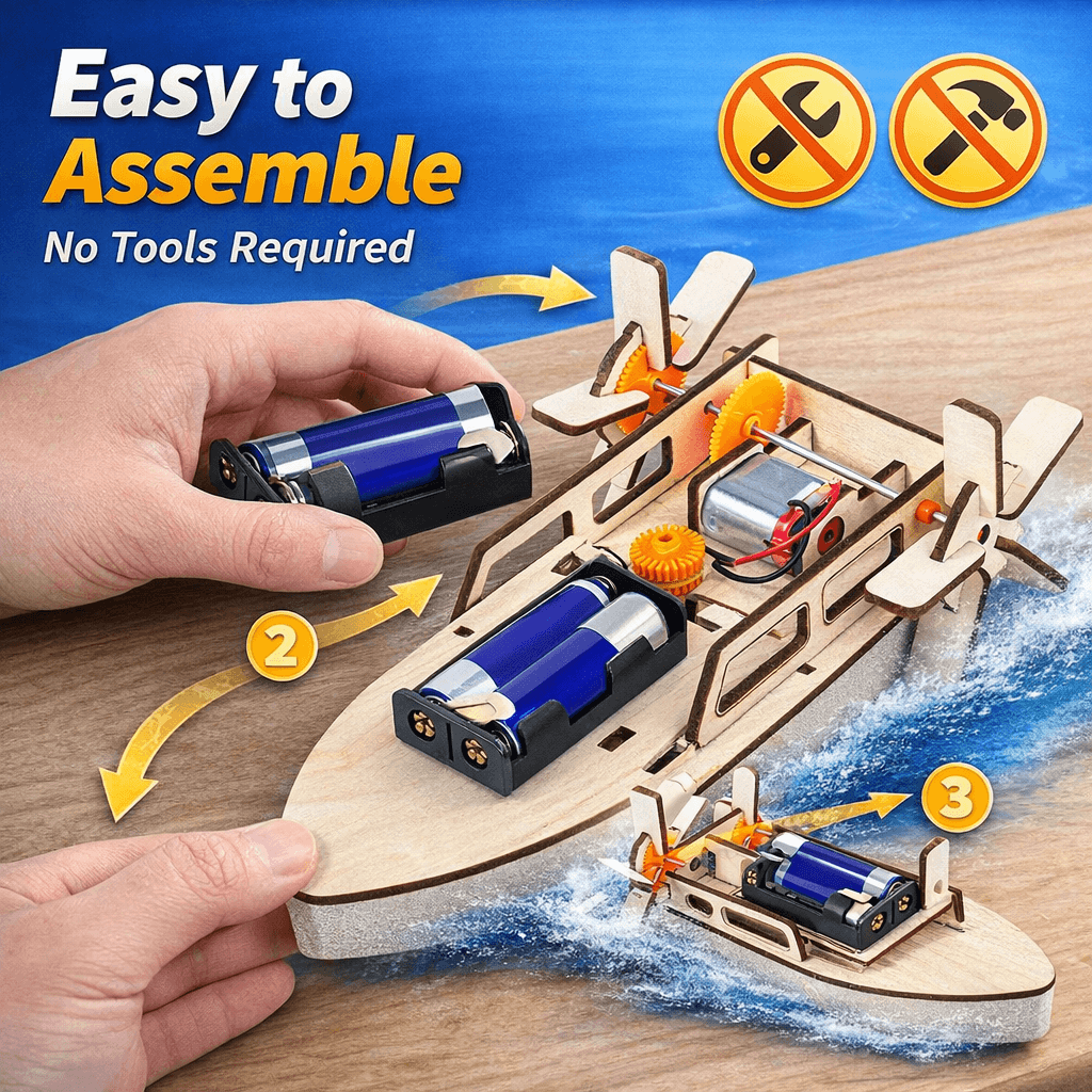 DIY Electric Paddle Boat Kit