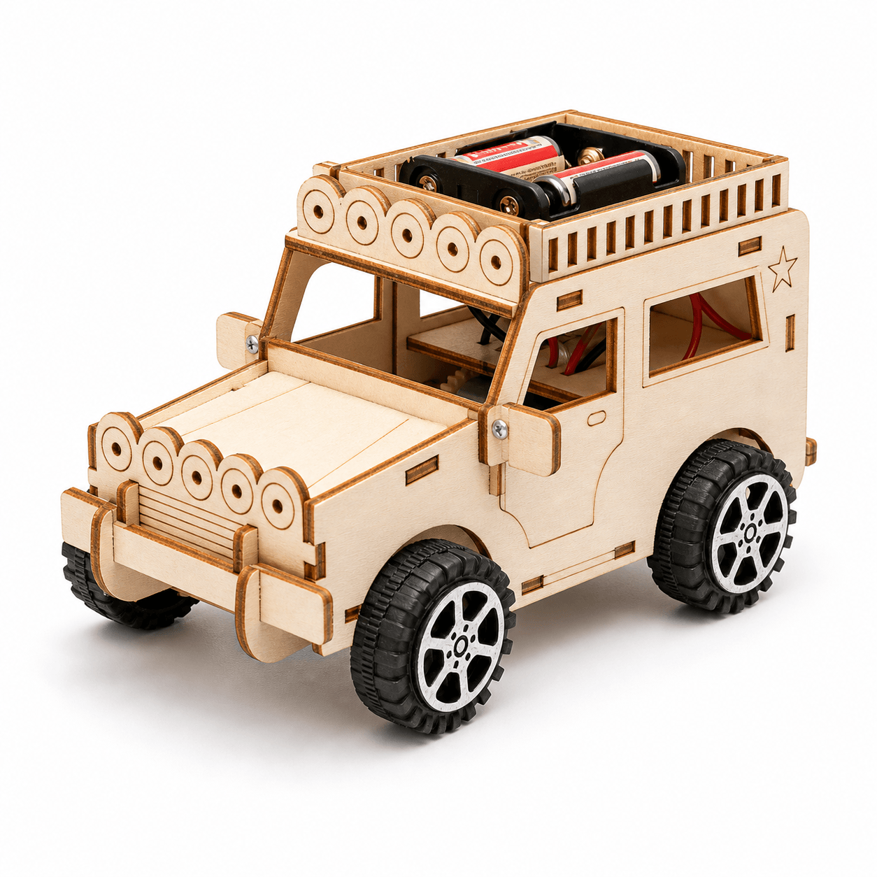 DIY Wooden Jeep Kit