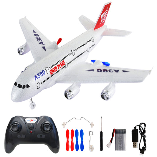 RC Plane,Airbus A380 Remote Control Airplane Ready to Fly, 2 Channels RC Airplane,Remote Control Plane for Kids Boys Children Adults Beginners