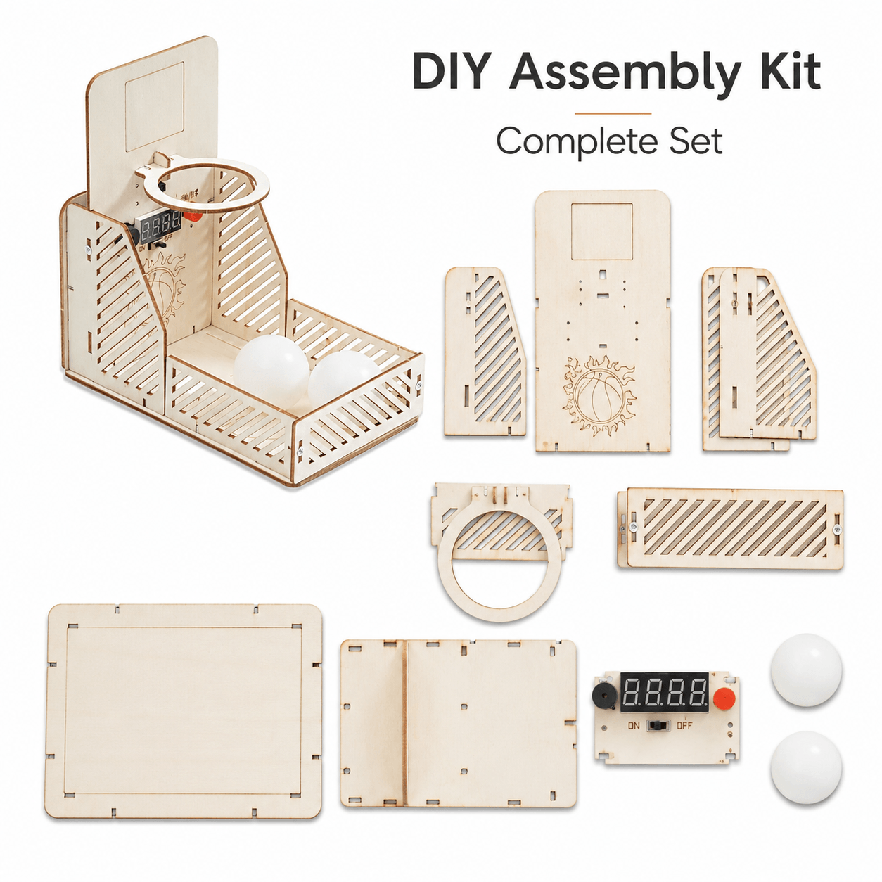 DIY Mini Basketball Hoop Game
