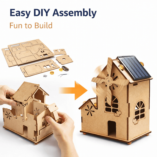 DIY Solar Windmill House Kit image 3