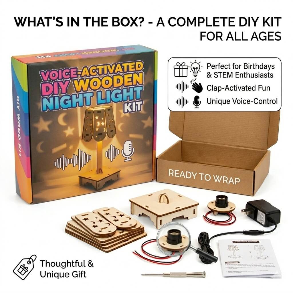 DIY Voice-Activated Night Light Kit