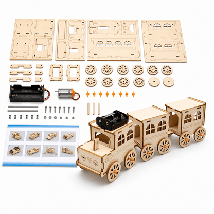DIY Wooden Train Kit