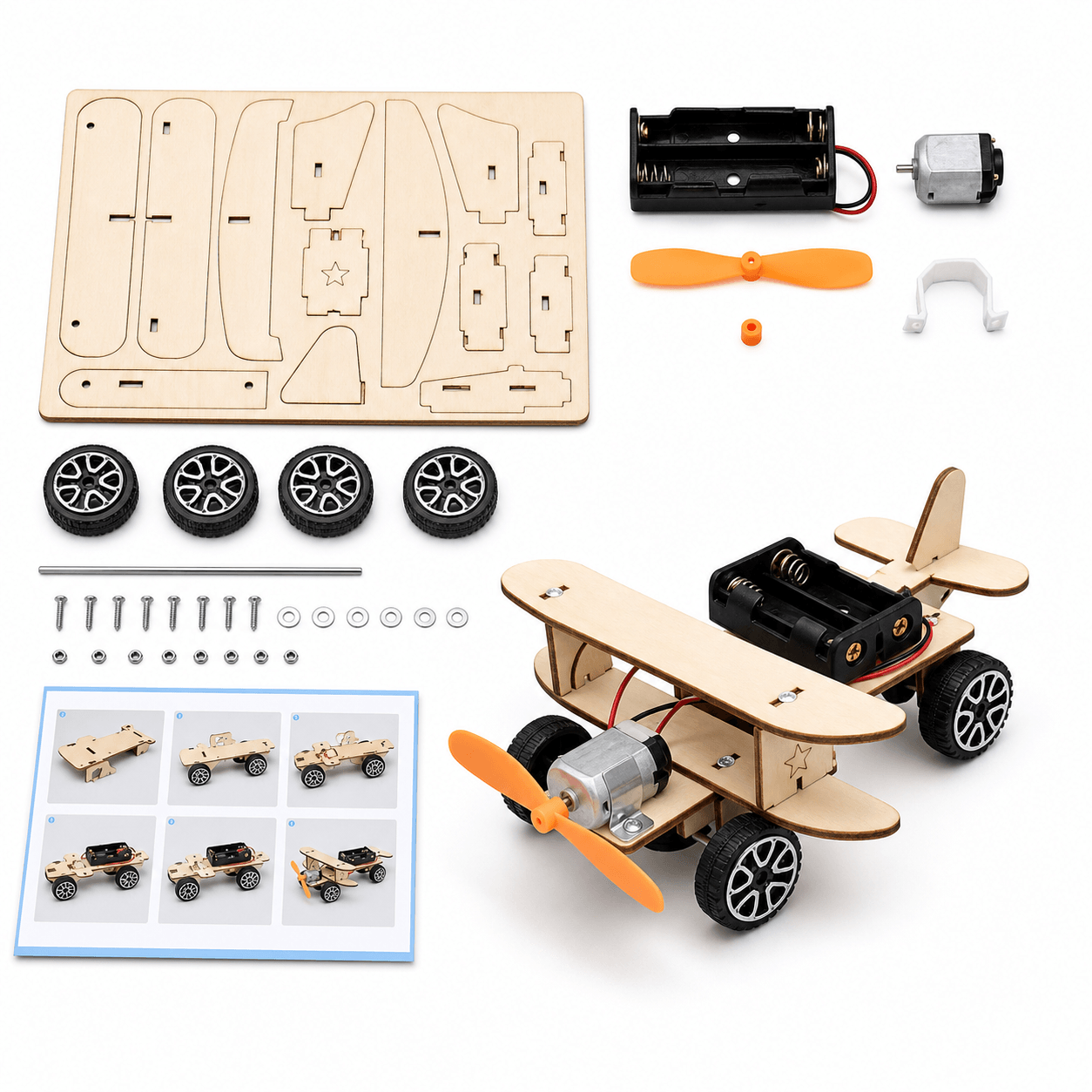DIY Wooden Airplane Kit