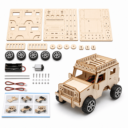 DIY Wooden Jeep Kit