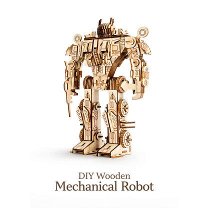 DIY Wooden Robot Kit