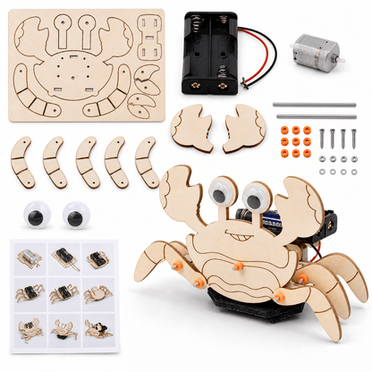 Diy wooden Crab Robot Kit