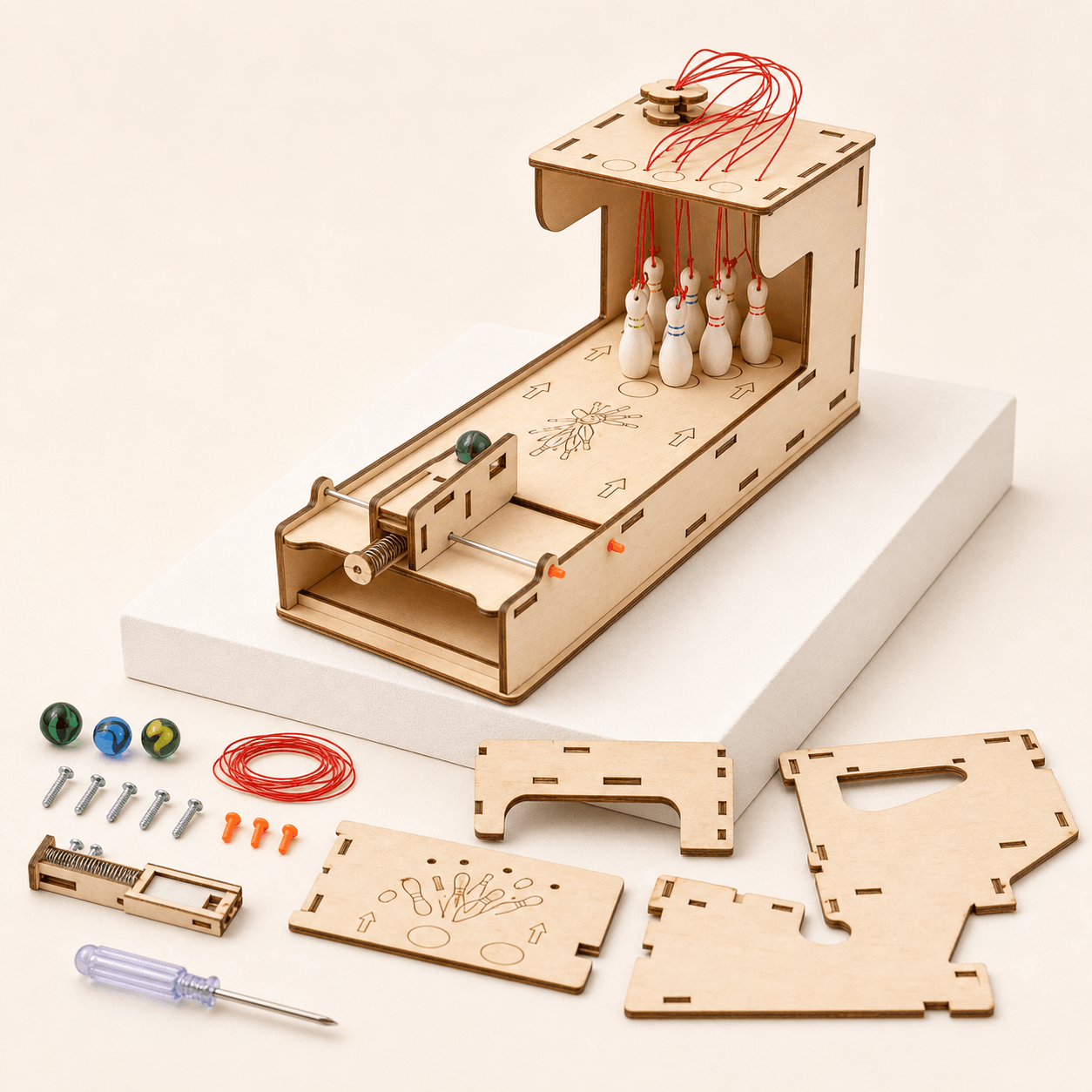 Build Your Own Wooden Bowling Game