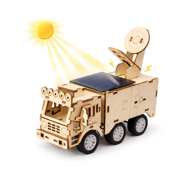 Solar Powered STEM Wooden Car Kit