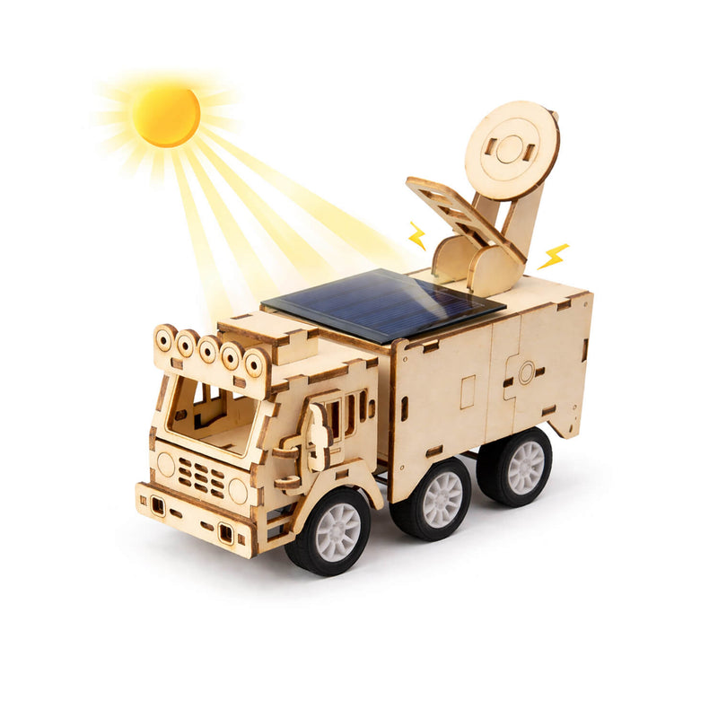 Solar Powered STEM Wooden Car Kit