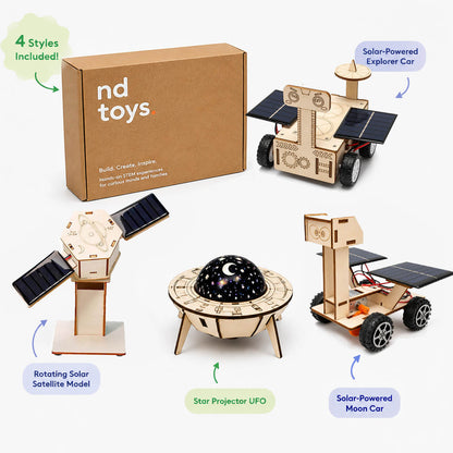 Space Explorer Kit – 4-in-1 DIY STEM Science Toy for Kids