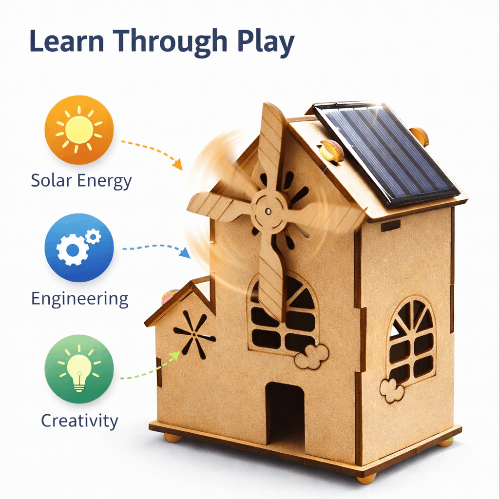 DIY Solar Windmill House Kit