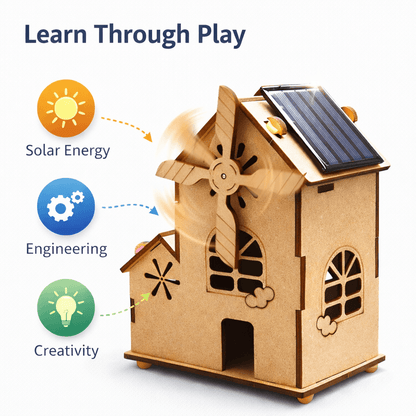 DIY Solar Windmill House Kit