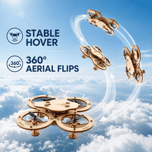 Wooden DIY Flying Drone Kit image 3