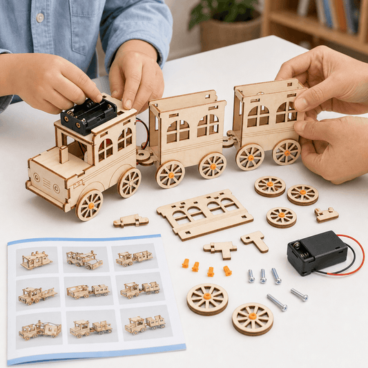 DIY Wooden Train Kit image 2