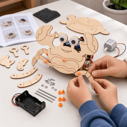 Diy wooden Crab Robot Kit