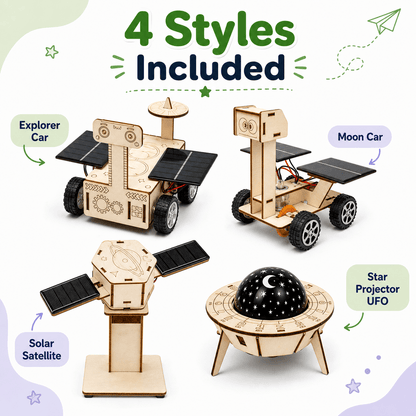 Space Explorer Kit – 4-in-1 DIY STEM Science Toy for Kids