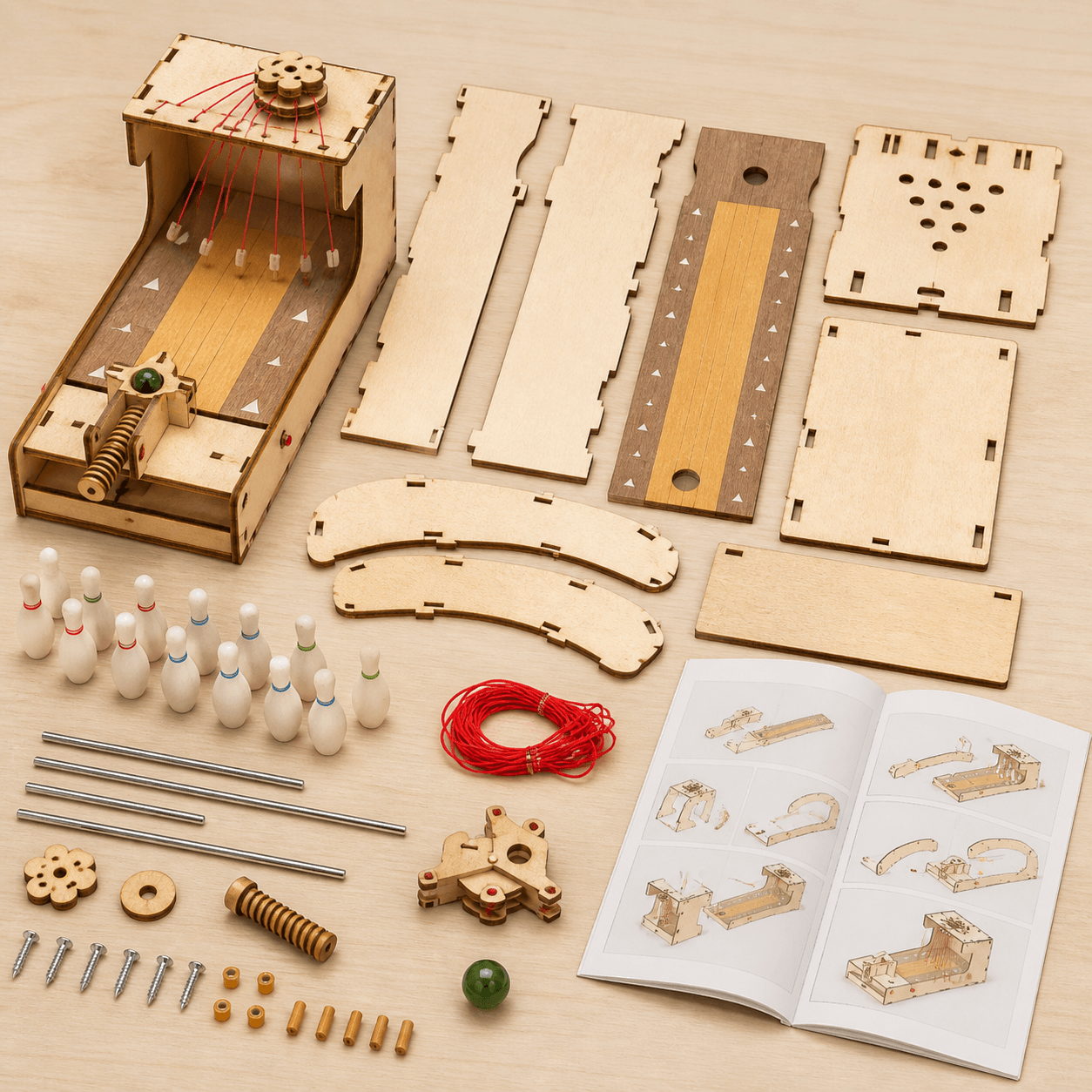 Build Your Own Wooden Bowling Game