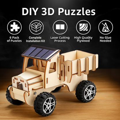6-in-1 Wooden Construction STEM Kit