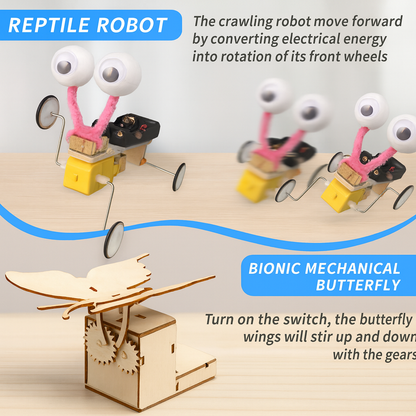 6-in-1 Moving Animal STEM Kit