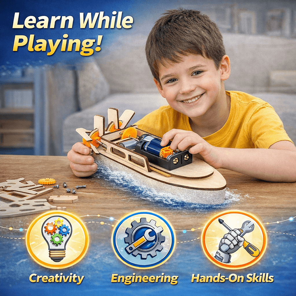 DIY Electric Paddle Boat Kit