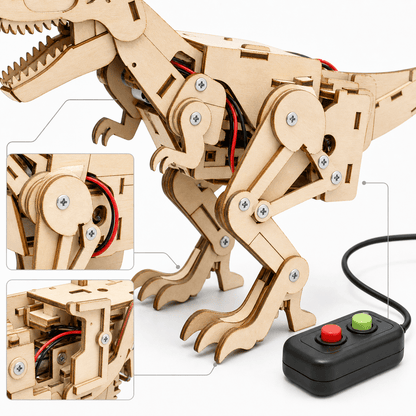 DIY Wooden Dinosaur Model Kit